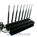 8 Band 22W Jammer 3G 4G WIFI UHF VHF RC GPS up to 50m